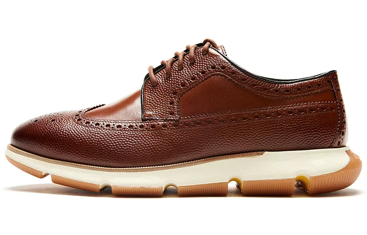 COLE HAAN Top Grain Cow Leather Casual Leather Shoes Men's Brown