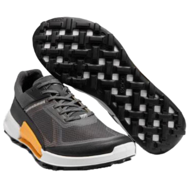 Ecco Low top Mountaineering & Hiking Shoes Men’s Black Gray Orange