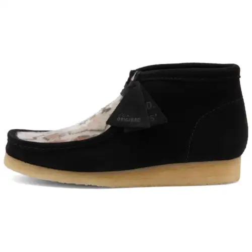 Clarks X END. X Beams Plus Ski Club Wallabee Boots 'Black'