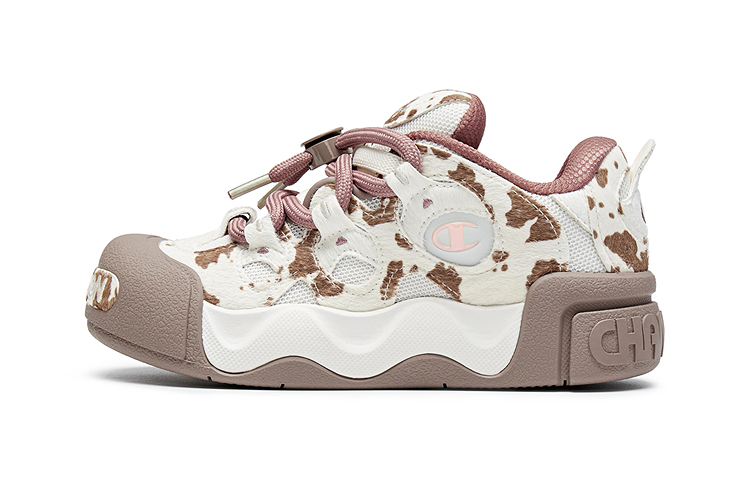 Champion Puffy Donut Low top Skateboard Shoes Women's Light Khaki