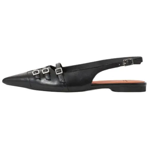 VAGABOND SHOEMAKERS Leather Casual Shoes 1CM Women's Black