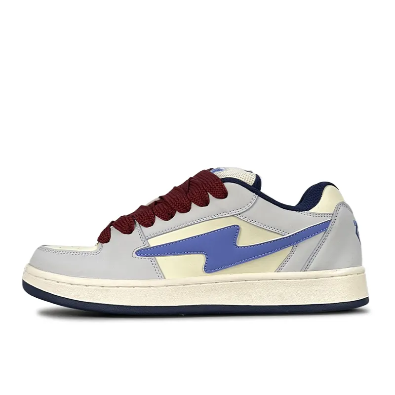 LuzaoT SUPER DRAG Lightning Puffy Shoes Slip Resistant Abrasion Resistant Slip Resistant Abrasion Resistant Low top