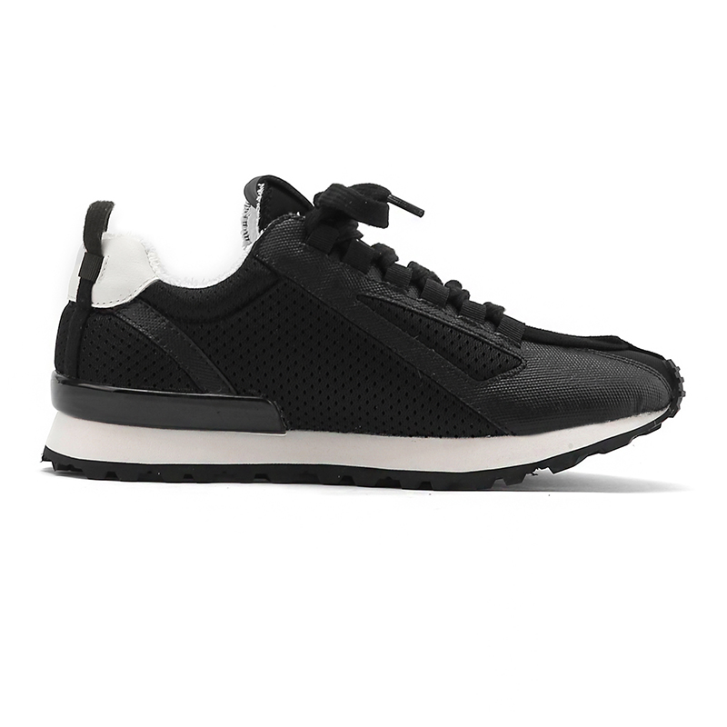 SZE Mesh Cushioning Rebound Slip Resistant Low top Casual Running Shoes Unisex Black