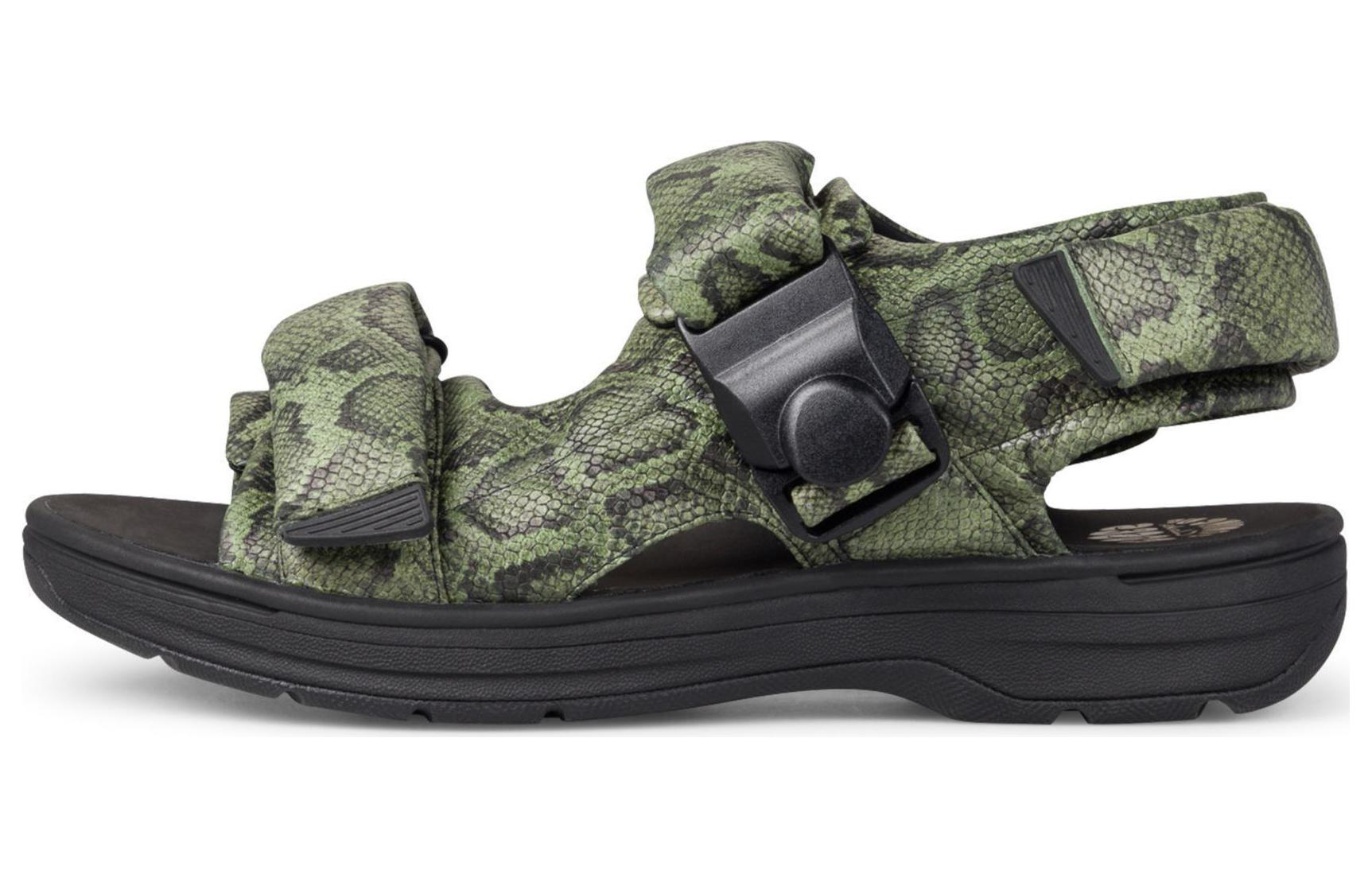 Martine Rose x Clarks Originals Coming Up Roses Comfortable Round Toe Beach Sandals Men's Green