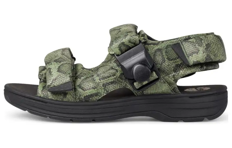 Martine Rose x Clarks Originals Coming Up Roses Comfortable Round Toe Beach Sandals Men's Green