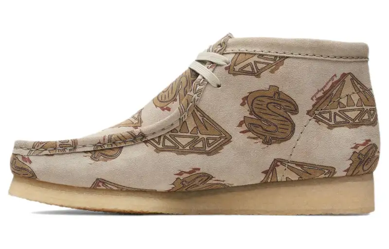 clarks Originals Wallabee Boot Billionaire Boys Club Diamonds & Dollars Off White