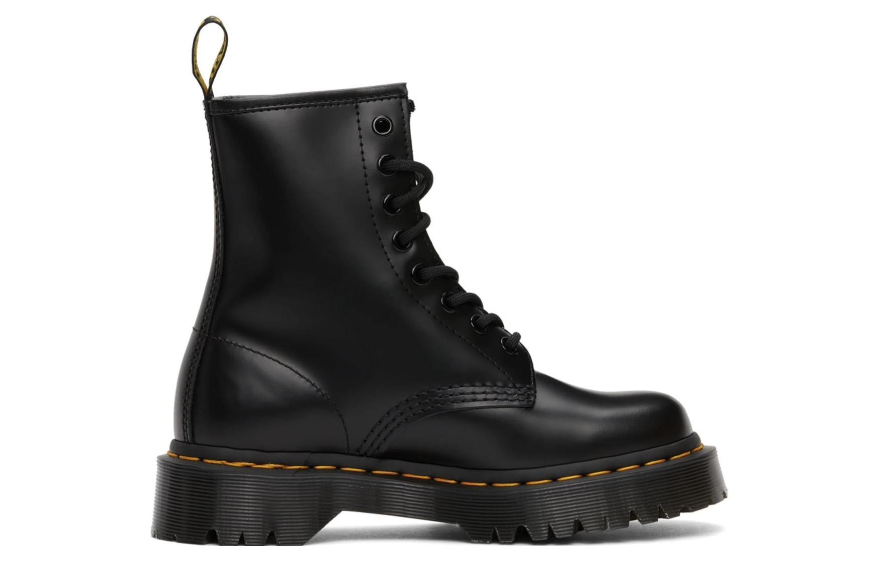 1460 Dr.Martens Bex Smooth Leather Platform Boot 'Black'