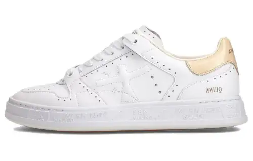 PREMIATA Leather Low top Skateboard Shoes Women's White