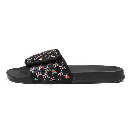 PEHL Slide Slippers Men's Beige/Black