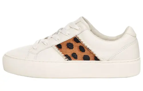 UGG Dinale Cow Leather Stylish Skateboarding Shoes Women's White