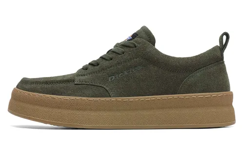 Dickies Leather Slip Resistant, Abrasion Resistant, Height Increasing Low top Skateboard Shoes Men's Green