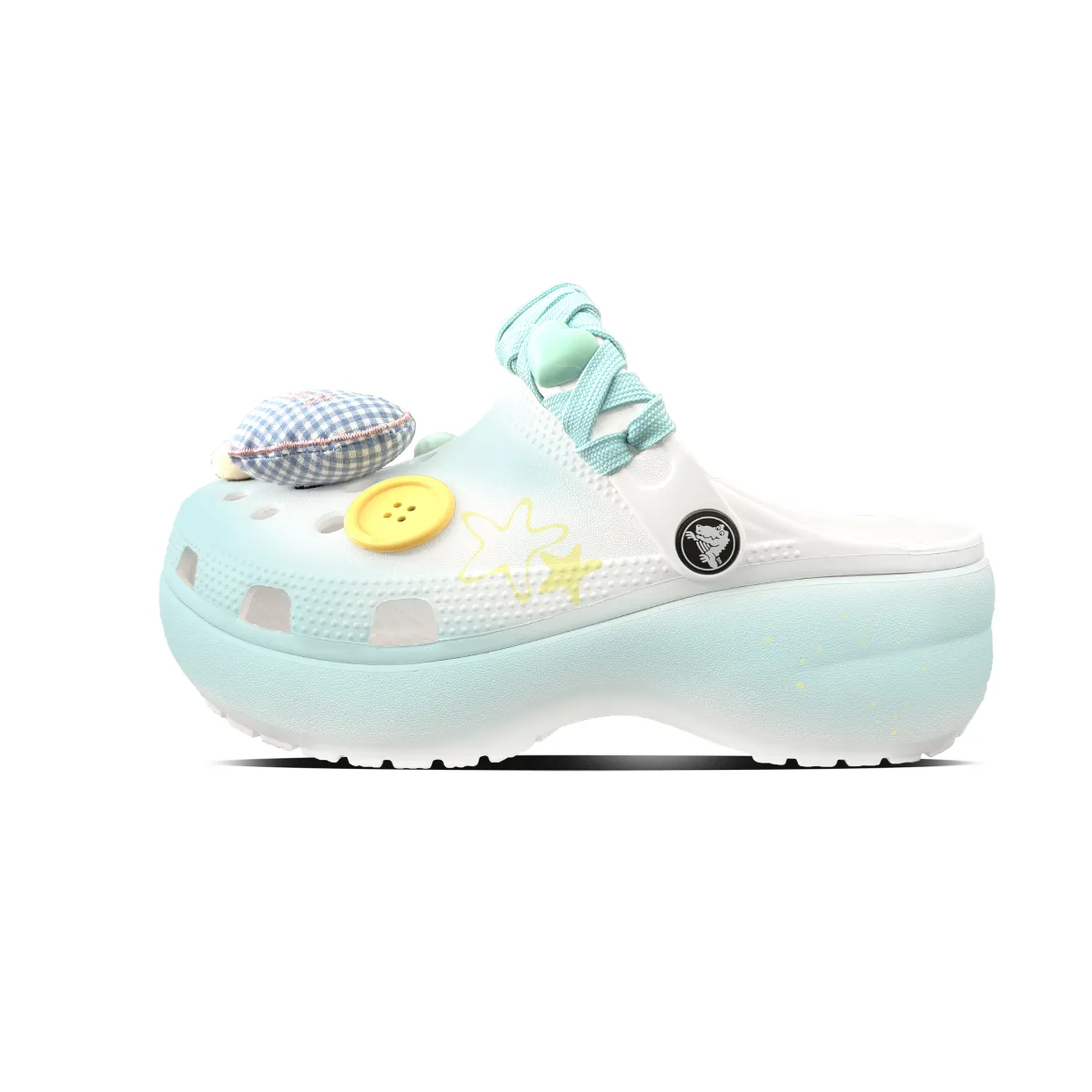 Crocs Classic Clog Blue Island Star Halo EVA Clogs Unisex Blue