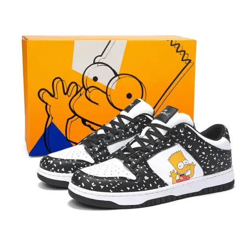 The Simpsons Low top Skateboard Shoes Unisex