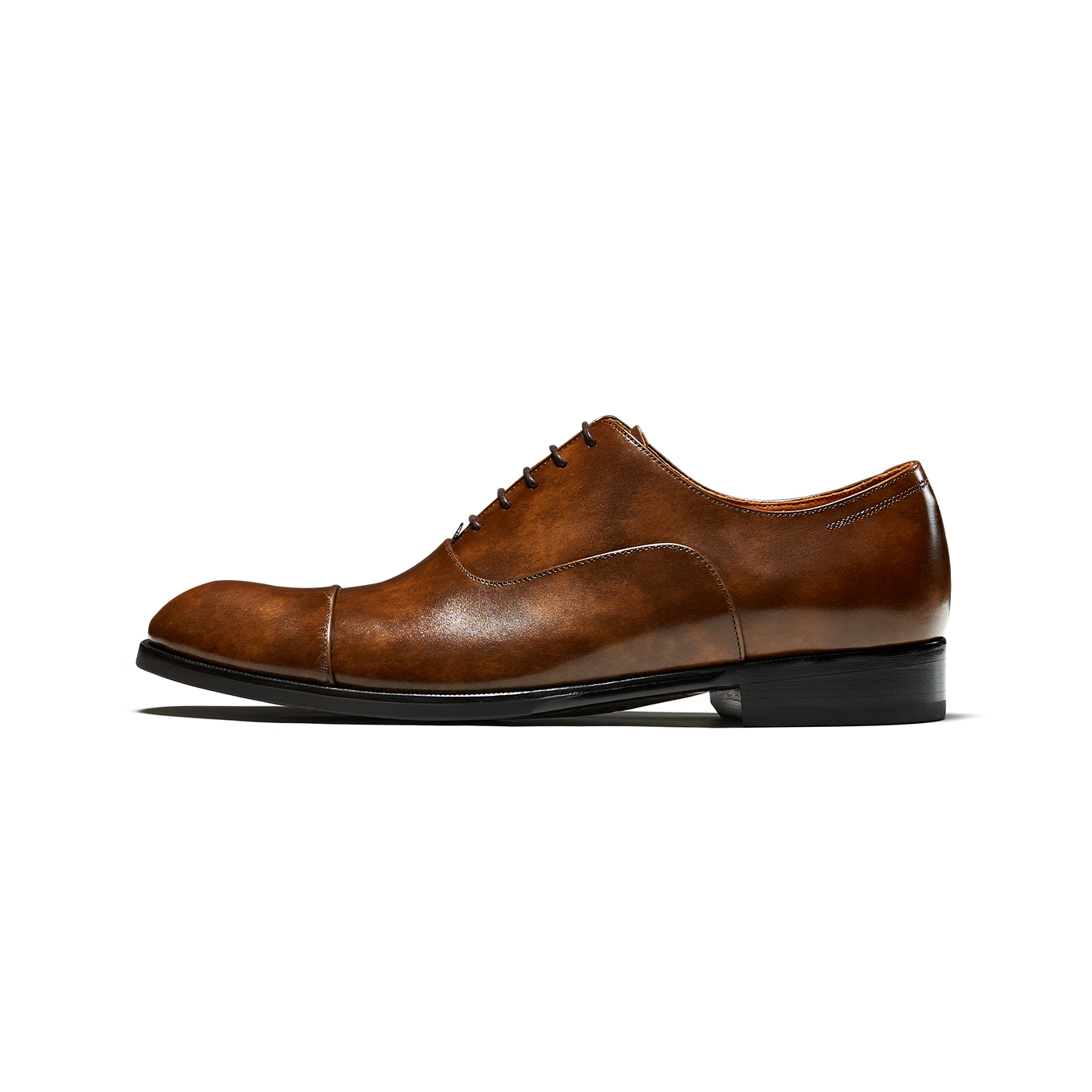 TRUFFAUT Western-style and elegant Oxford shoes, first-layer cowhide, retro business British workplace temperament, formal leather shoes, men's brown