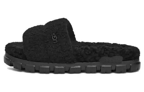 UGG Cozetta Curly Slide Black Women's
