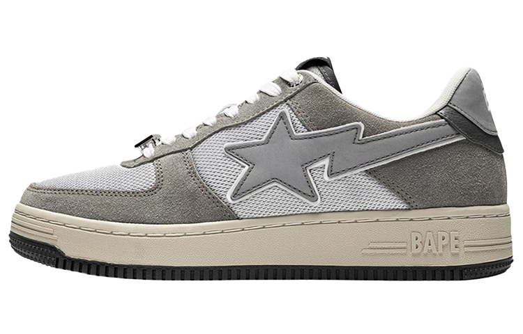 Мужские кеды A BATHING APE BAPE STA Low (серые)