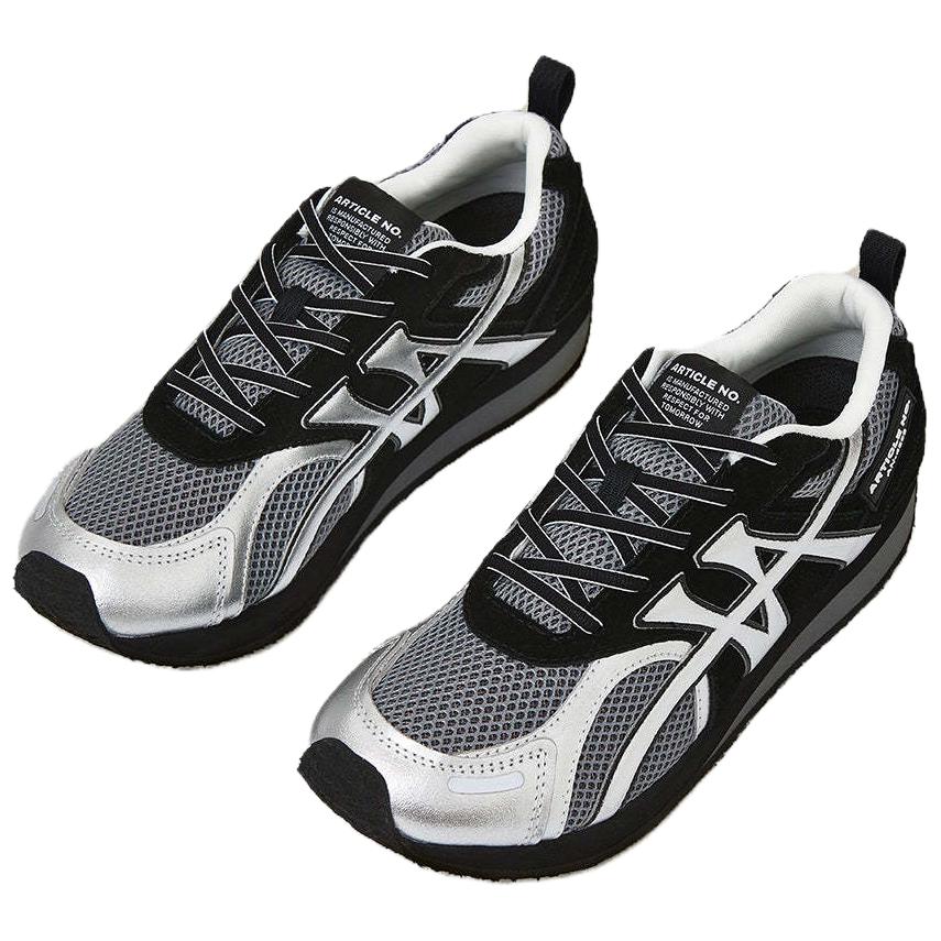 ARTICLE NO. Slip Resistant And Breathable Low top Running Shoes Unisex Black Silver