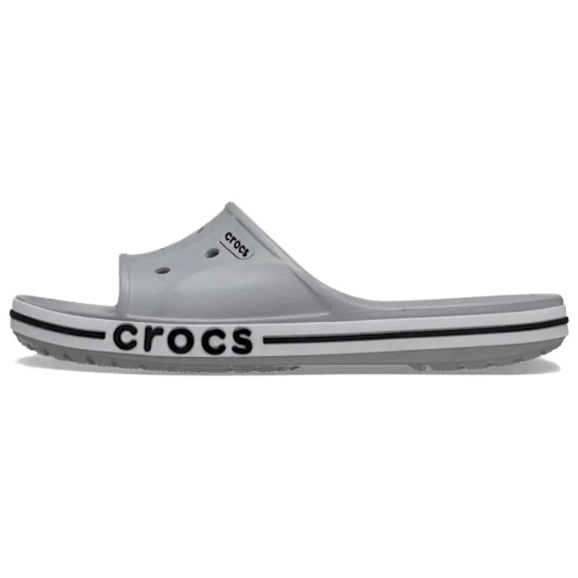 Crocs Bayaband Slide Slippers Unisex Light Gray