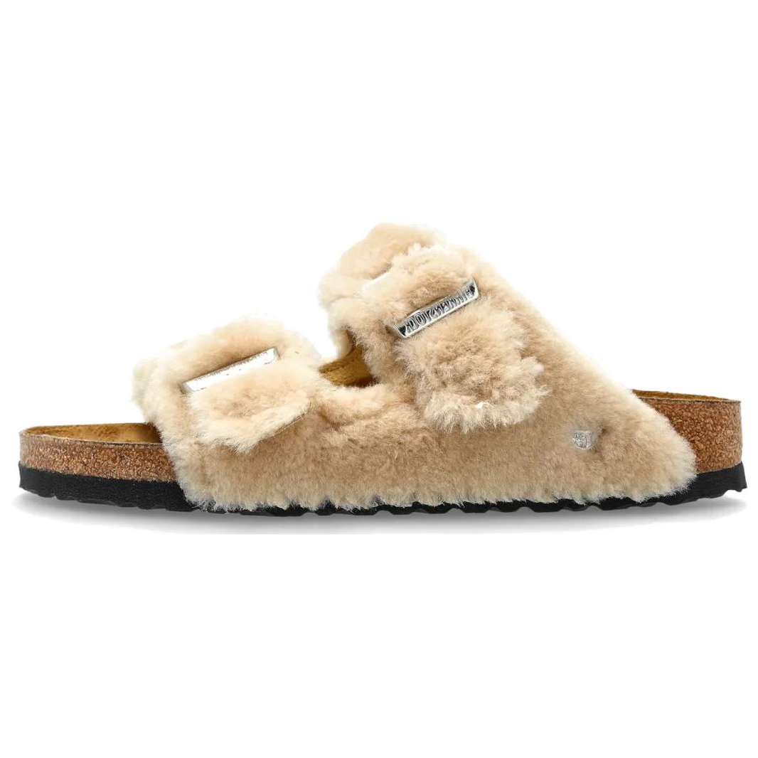 Женские шлепанцы Birkenstock Birkenstock (бежевые)