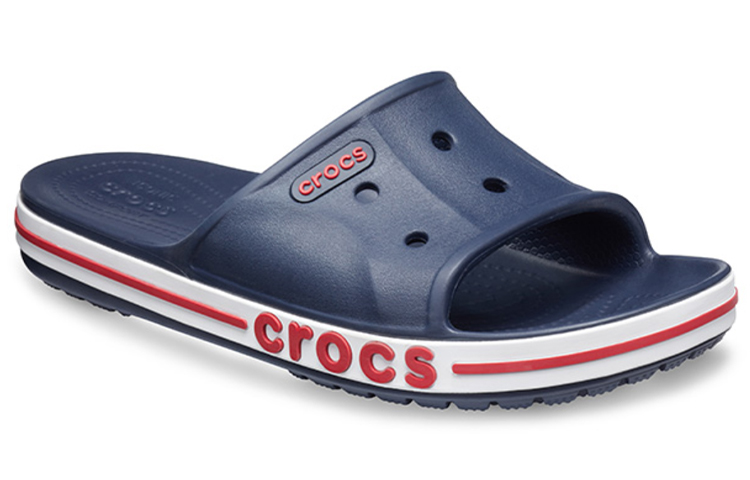 Crocs Bayaband EVA Quiet Slide Slippers Unisex Blue White Red