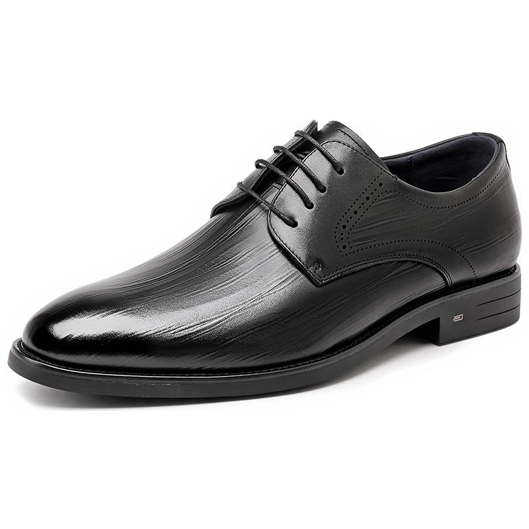 Spider King Business Lace-Up Soft Sole Commuting Office British Versatile and Comfortable Formal Leather Shoes Men's Style