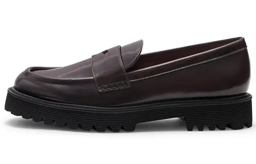 CHARLES&KEITH Platform Shoes Women's Wine Red