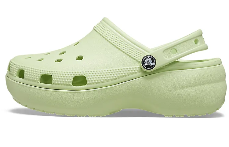 Crocs Classic Platform Clog Clogs Women's Gray Mist Green