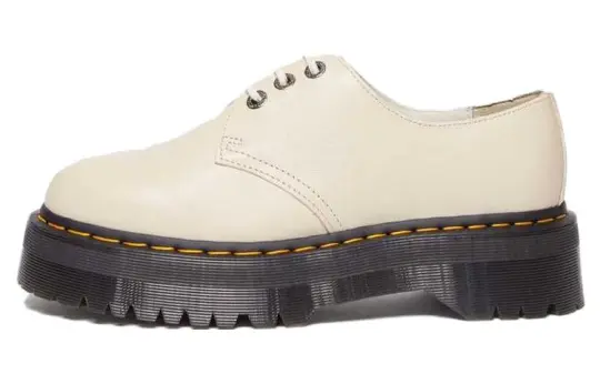 Dr. Martens 1461 Ii Pisa Leather Platform Shoes 'Parchment Beige'