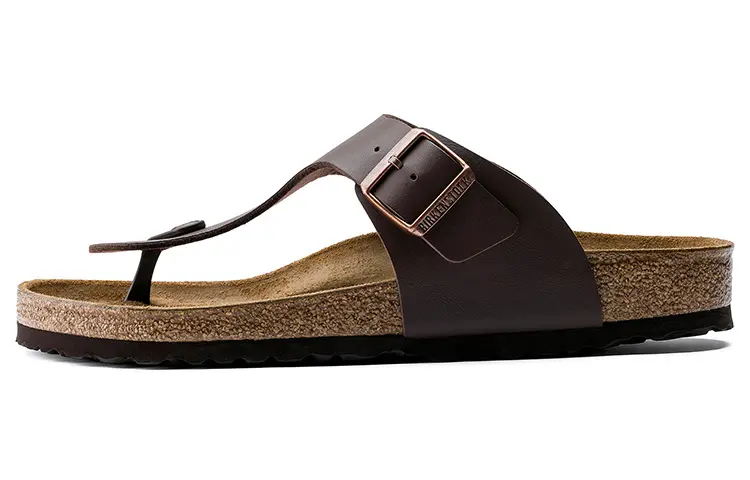 Birkenstock Ramses Birko Flor Sandals 'Dark Brown'