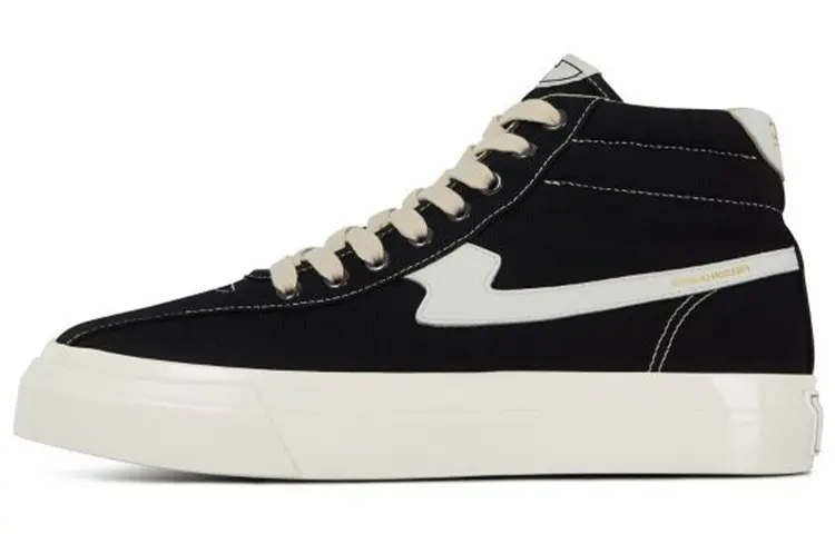 Stepney Workers Club Skateboard Shoes Men's Mid Top Black