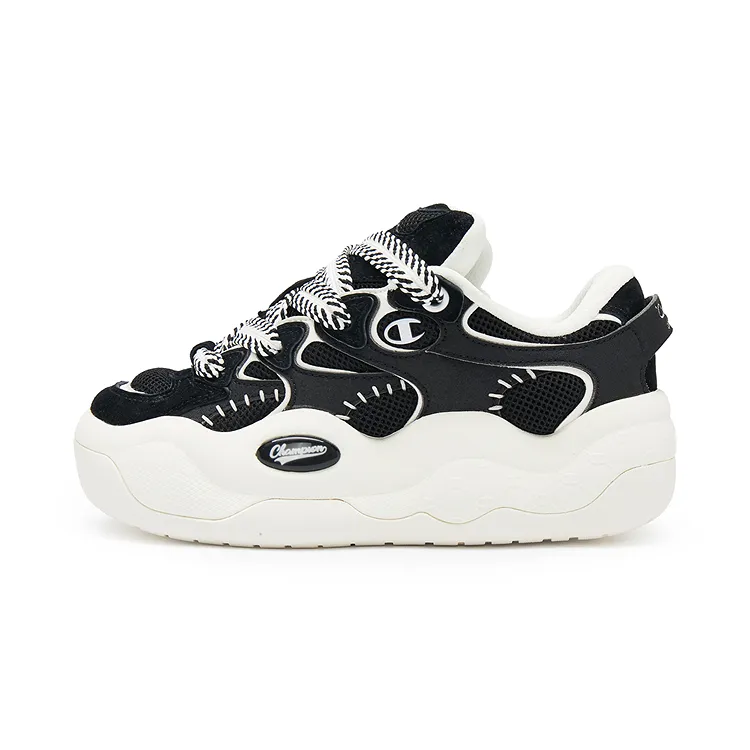 Champion Cloud Demon Cloud Monster Skateboard Shoes Men's Black/Milk White