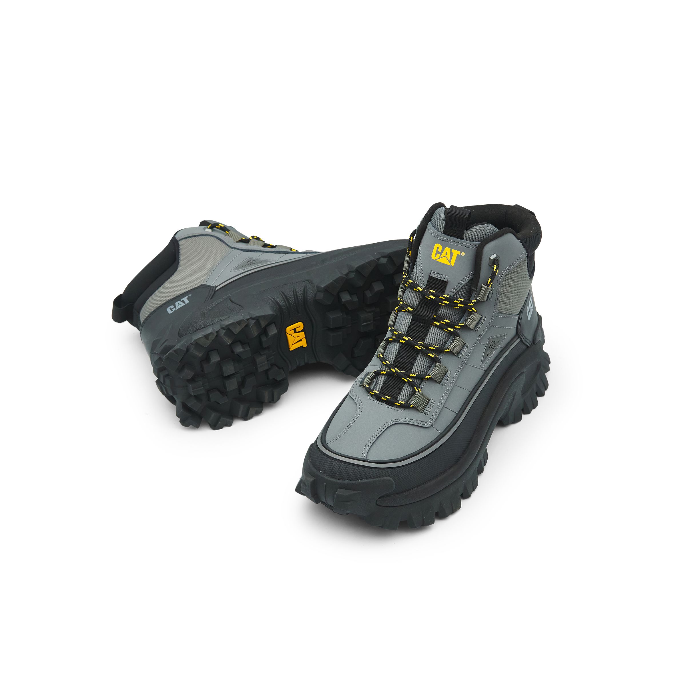 CAT Fabric High top Outdoor Shoes Unisex Gray