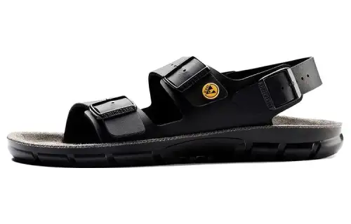 Birkenstock Pu Beach Sandals Unisex Black Regular