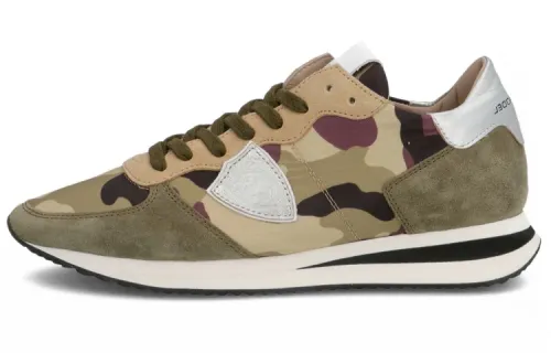 PHILIPPE MODEL Trpx Casual Shoes Women's Low Top Camouflage