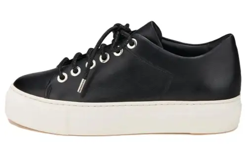 AGL Leather Low top Skateboard Shoes Women's Black