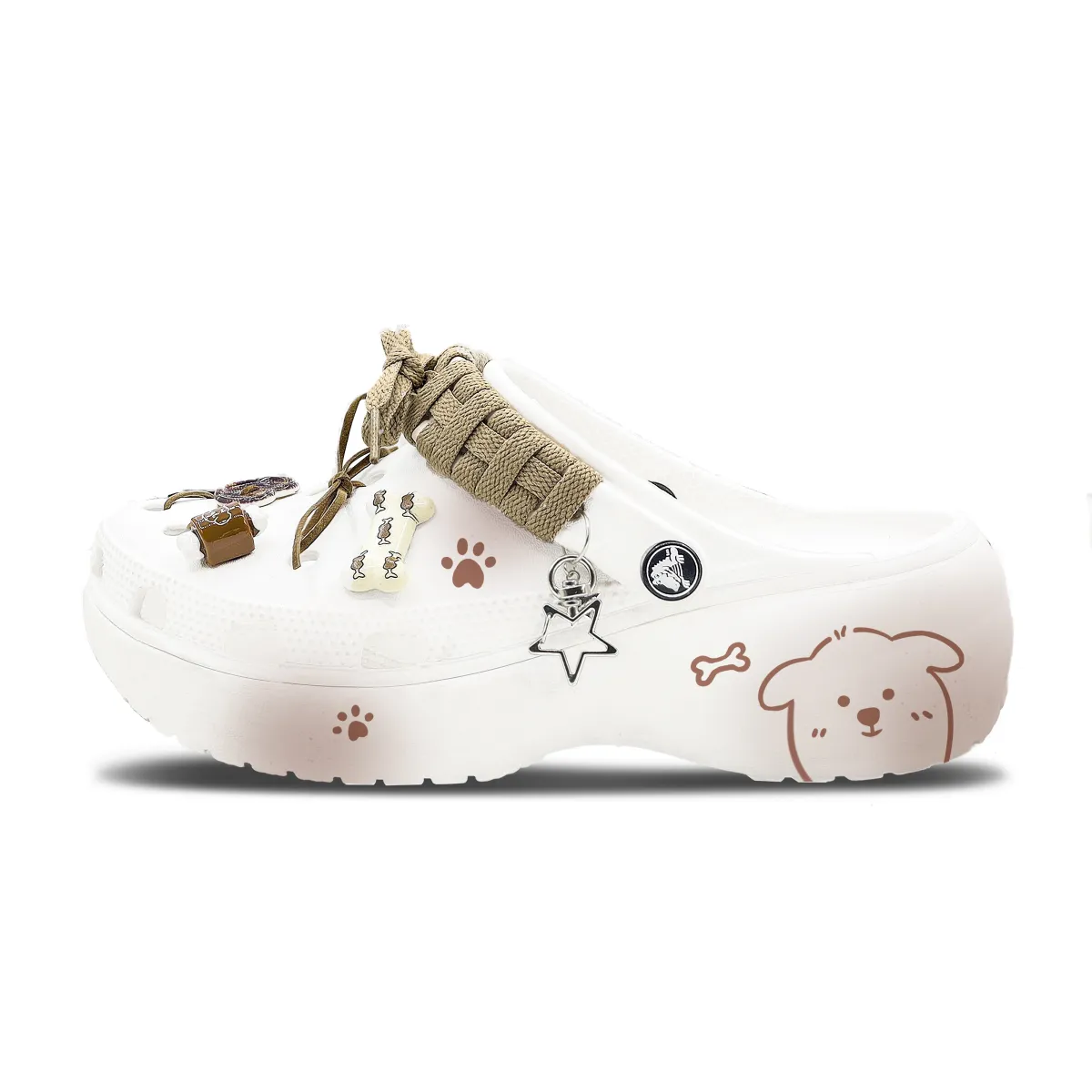 Crocs Classic Clog Mocha Puppy EVA Clogs Women's Brown