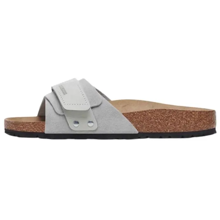 Birkenstock Oita Slip Resistant Slide Slippers Women's Sage Green Narrow