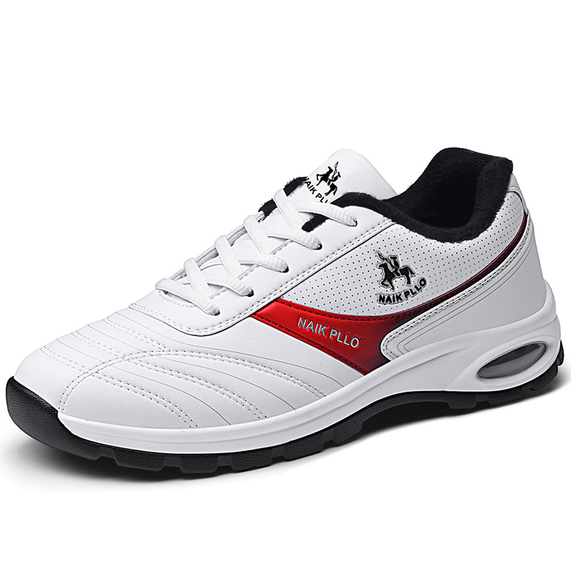 NAIKPLLO Fleece Lined, Fashion Casual Non Slip And Waterproof Thermal Low top Running Shoes Men’s