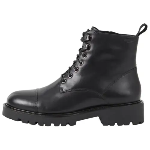 VAGABOND SHOEMAKERS Leather Combat Boots Women's Black