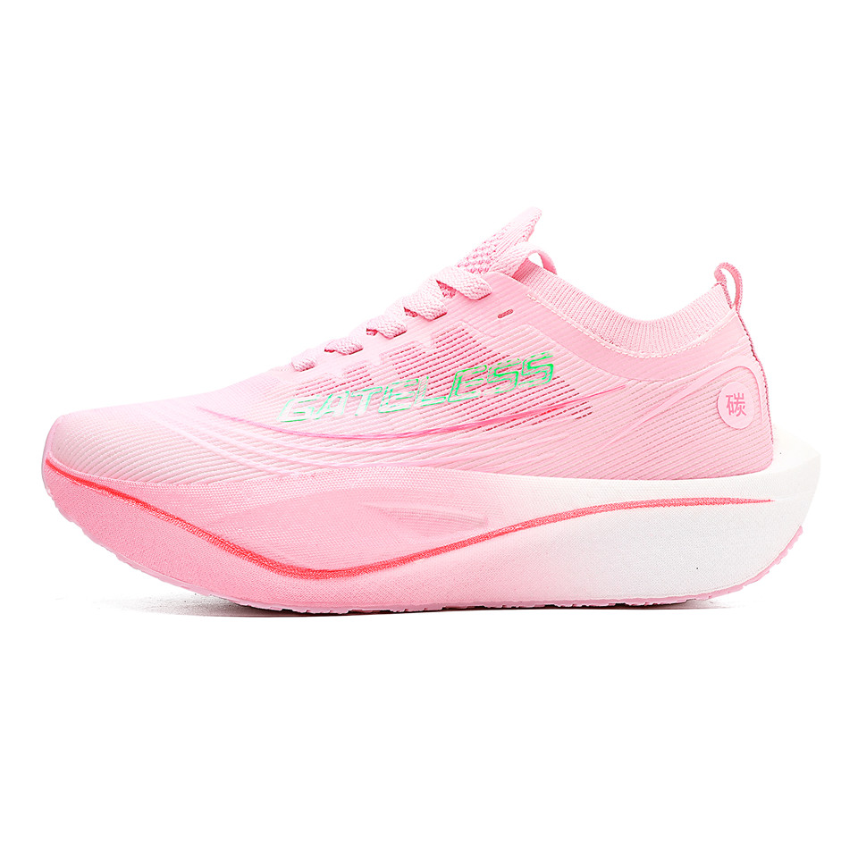 GATELESS Low top Running Shoes Unisex Cherry Blossom Pink Green