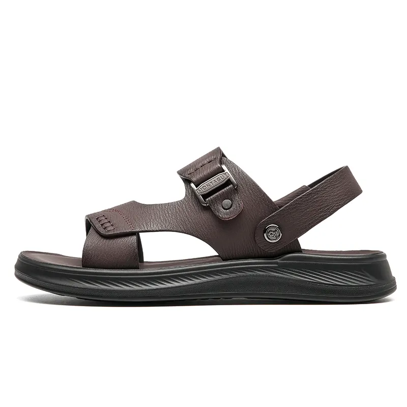Montagut Beach Sandals Men's Brown/Black/Black Gray