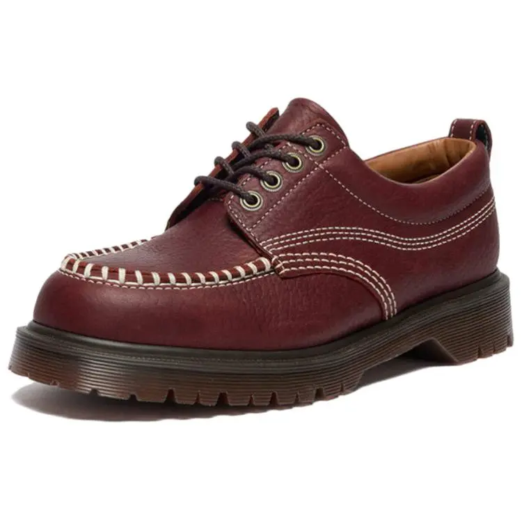 Dr.Martens Lowell contrast-stitching leather loafers