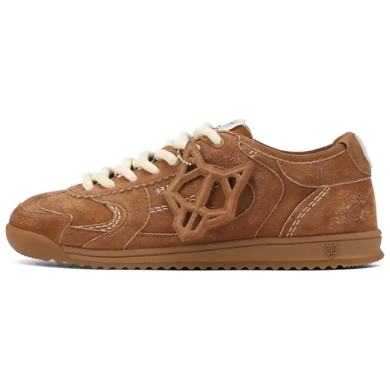 Naked Wolfe Exposed Suede Comfortable Abrasion Resistant Low top Casual Shoes Women's Brown