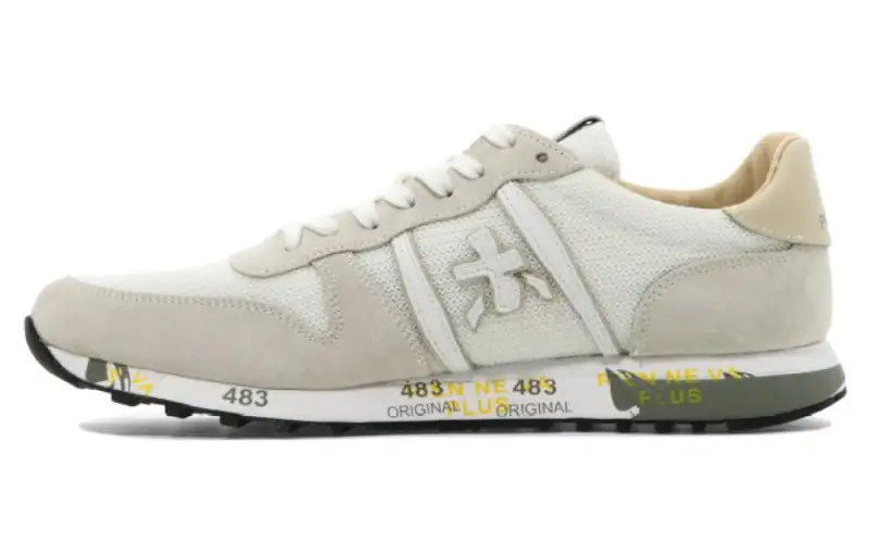 PREMIATA Eric Low top Casual Shoes Men's Beige Gray