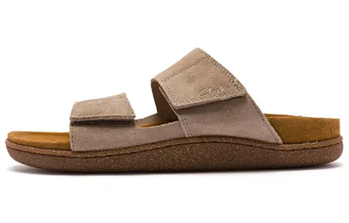 Clarks Rubber Sole Slip Resistant Abrasion Resistant Slide Slippers Men's