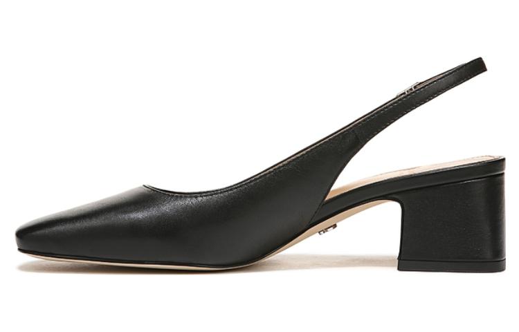 SAM EDELMAN Leather Chunky Heel High Heels 5cm Women's