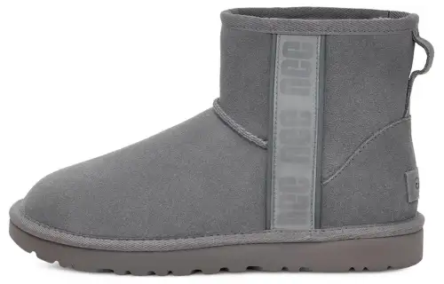 UGG Suede Short Snow Boots Women's Gray