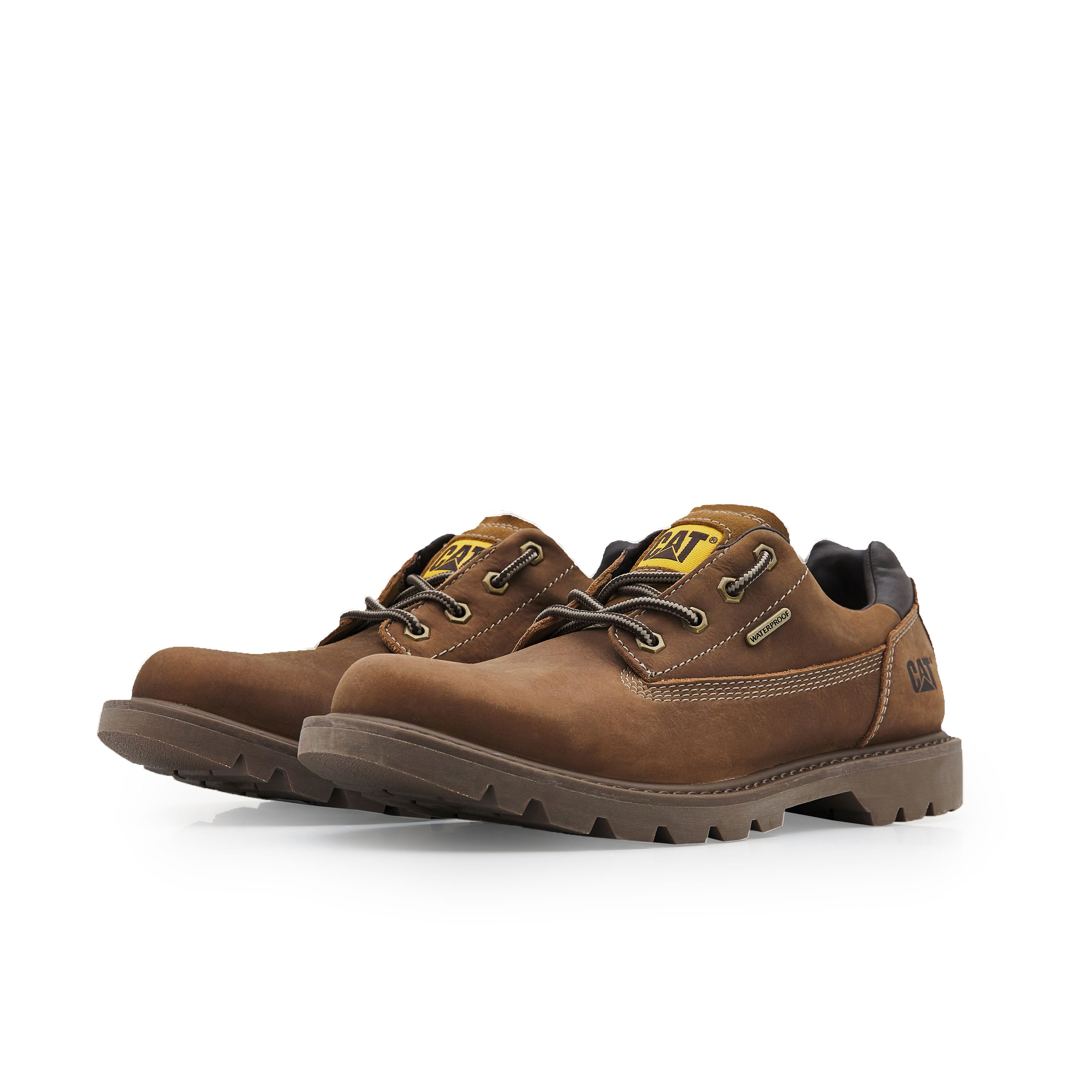 CAT Cow Leather Low top Outdoor Shoes Unisex