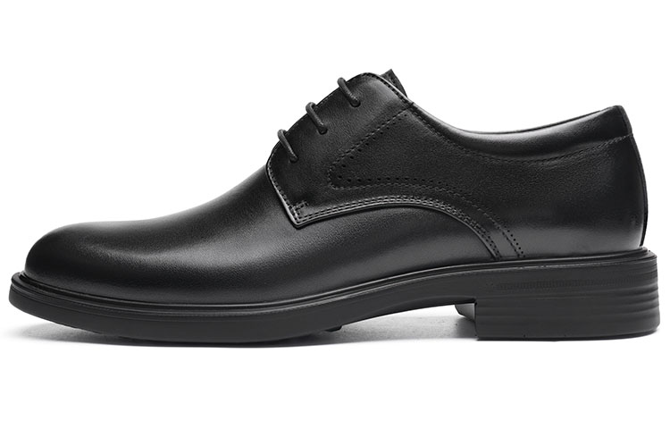 Red Dragonfly cow leather business leather formal leather shoes men's black