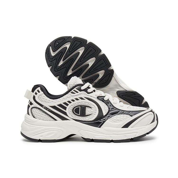 Champion Support Low top Running Shoes Unisex Milk White/Black